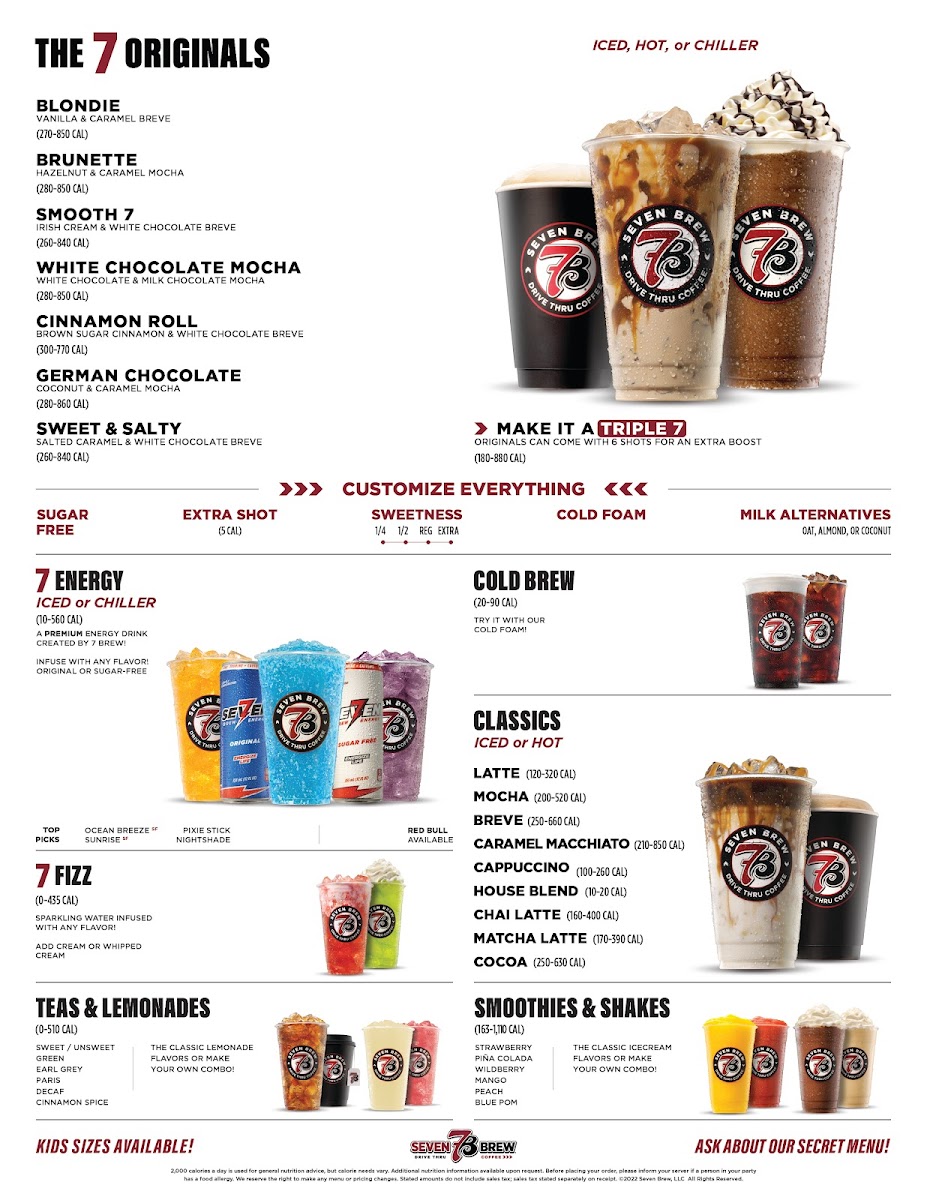 7 Brew Coffee Menu-2