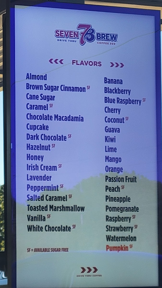 7 Brew Coffee Menu-4