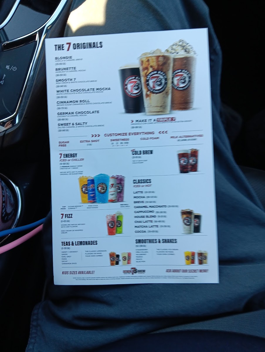 7 Brew Coffee Menu-7